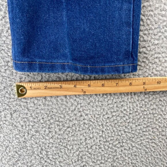 Wrangler Jeans Mens 36x30 Blue Medium Wash Denim Cowboy Cut Slim Everyday Casual - Picture 9 of 10